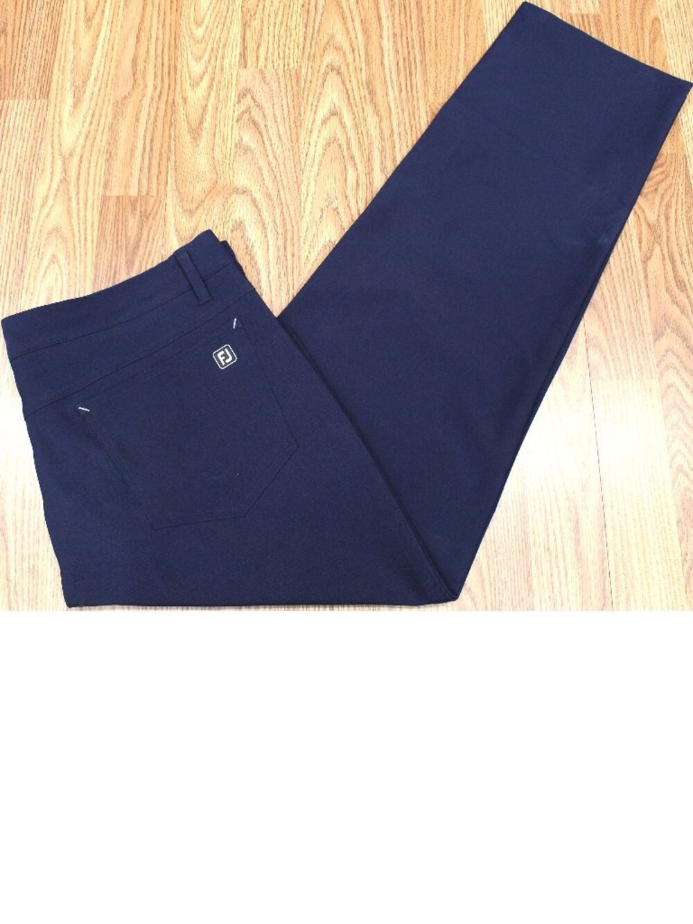 35W x 30L | FOOTJOY REGULR FIT 5 POCKET GOLF PANTS POLY/SPANDEX NAVY BLUE